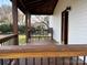 Inviting covered porch with space for furniture at 3186 Catawba St, Claremont, NC 28610