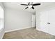 This bedroom has carpet and two closets at 332 Shiloh S Rd, York, SC 29745