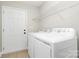Functional laundry area with modern washer and dryer, offering convenience and efficiency at 332 Shiloh S Rd, York, SC 29745
