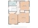Second floor layout includes bedrooms and a full bath at 502 Geneva Cir, Gastonia, NC 28056