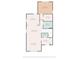 A blueprint layout of the house displaying labeled rooms such as the kitchen, dining area, living room, foyer and bathrooms at 554 Geneva Cir, Gastonia, NC 28056
