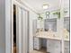 Bright bathroom with vanity, sink, and shower at 906 Harmony Dr, Statesville, NC 28677