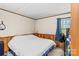 Bedroom with double bed and window at 906 Harmony Dr, Statesville, NC 28677