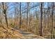 Long driveway leading to the house through a wooded area at 906 Harmony Dr, Statesville, NC 28677