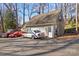 Detached garage with parking for two cars at 906 Harmony Dr, Statesville, NC 28677