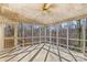 Relaxing screened porch overlooking wooded backyard at 906 Harmony Dr, Statesville, NC 28677