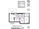 Floor plan of the basement, includes flex room, media room and laundry at 128 Summerlea Dr, Charlotte, NC 28214