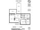 Detailed floor plan of the main level showcasing room dimensions and layout at 128 Summerlea Dr, Charlotte, NC 28214