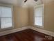 Bedroom with hardwood floors and natural light at 135 Waycross Dr, Rockwell, NC 28138