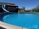 Above ground pool with slide, deck, and gazebo at 135 Waycross Dr, Rockwell, NC 28138