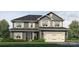 Two-story house with gray siding, white trim, and a two-car garage at 166 Swann Rd # 5, Statesville, NC 28625