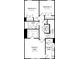Third floor plan featuring owner's suite and bath at 2320 Donnelly Hills Ln, Charlotte, NC 28262