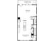 Second floor plan with kitchen and casual dining at 2320 Donnelly Hills Ln, Charlotte, NC 28262