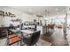 Open concept kitchen and dining area with modern finishes and natural light at 2320 Donnelly Hills Ln, Charlotte, NC 28262