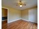 Bedroom with hardwood floors, neutral walls and a closet at 387 Ridge Rd, Clover, SC 29710