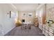 Bright office with neutral colors, carpeted floor, and modern gold and white furnishings at 4027 Wiltshire Ln, Indian Land, SC 29707