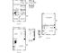 Detailed floor plan showcasing layout of kitchen, living spaces, bedrooms, and garage at 434 Serenity Cir # F, Cramerton, NC 28032