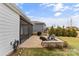 Paver patio with a built-in seating and a screened porch at 473 Bowline Dr, Denver, NC 28037