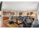 Inviting living room showcasing the open floor plan and seamless transition to the modern kitchen at 473 Bowline Dr, Denver, NC 28037