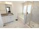 Bathroom features a soaking tub, separate shower, and marble countertops at 4849 Tacoma Dr, Fort Mill, SC 29707