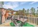 Back patio featuring a dining table and an outdoor seating area with a pergola at 4849 Tacoma Dr, Fort Mill, SC 29707