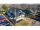 Aerial view of a renovated craftsman home and surrounding area at 49 8Th Se St, Hickory, NC 28602