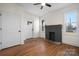 Living room with hardwood floors and fireplace at 49 8Th Se St, Hickory, NC 28602