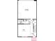 First floor plan showcasing garage, flex room, and half bath at 707 Hoke Ln, Davidson, NC 28036