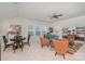 Bright open living space with contemporary furnishings and a dining table at 119 Winterberry St, Mooresville, NC 28117