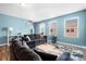Comfortable living room featuring hardwood floors, modern furnishings, and lots of natural light at 1475 Cypress Loop # 29, Newton, NC 28658