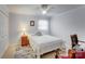 Serene bedroom with a double bed and neutral color palette at 2004 Grandhaven Dr, Concord, NC 28027