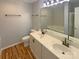 Updated bathroom with double vanity and soaking tub at 257 Doughton Ln, Charlotte, NC 28217