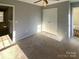 Spacious bedroom with neutral walls, carpet flooring and a double door closet at 257 Doughton Ln, Charlotte, NC 28217