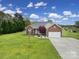 Charming one-story home featuring a brick facade, manicured lawn, and attached two-car garage at 2880 Harmony Rd, Rock Hill, SC 29730