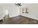 Bright bedroom with hardwood floors and ceiling fan at 2988 Great Falls Hwy, Lancaster, SC 29720