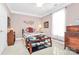 Cozy bedroom with a double bed and wooden furniture at 3229 Sapphire Ln, Fort Mill, SC 29708
