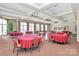 Spacious clubhouse with tables and chairs, perfect for events at 3229 Sapphire Ln, Fort Mill, SC 29708