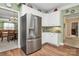 Stainless steel refrigerator in a well-lit kitchen at 3229 Sapphire Ln, Fort Mill, SC 29708