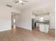 Modern kitchen with white shaker cabinets, granite countertops, and stainless steel appliances at 3238 Maple Ridge Dr, Gastonia, NC 28052