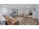 Cozy living room with a small kitchenette, comfortable seating, and an inviting atmosphere at 7977 Lucky Creek Ln, Denver, NC 28037