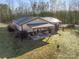 Ranch style home with covered patio and landscaping at 1035 Ride An Hour Way, Stanley, NC 28164