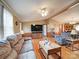 Open-concept living room with hardwood floors and plenty of seating at 1075 Fye Dr, Newton, NC 28658