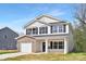 Charming two-story home featuring a brick-accented garage, a welcoming front porch, and great curb appeal at 1116 Thayer Glen Ct, Charlotte, NC 28213