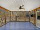Relaxing screened porch overlooking the backyard at 11430 Gelding Dr, Charlotte, NC 28215