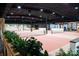 Vibrant recreational area with indoor pickleball courts and lush green plants at 115 Verbena Ne St # 12, Charlotte, NC 28217