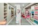 Finished basement playroom with plenty of storage, ideal for of all ages at 4129 Carnoustie Ln, Charlotte, NC 28210