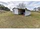 Utility building featuring open side, and closed side with door at 7514 Highway 205 Hwy, Marshville, NC 28103