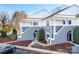 Charming townhome with stylish gray and white exterior, featuring covered entryways at 753 Southwest Dr, Davidson, NC 28036