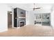 Living room with fireplace and access to patio at 753 Southwest Dr, Davidson, NC 28036
