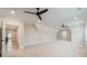 Spacious bonus room with two ceiling fans at 01 Mcfalls Dr, Indian Land, SC 29707